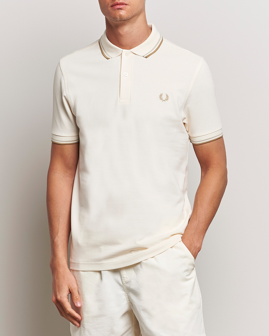 Herre | Polotrøjer | Fred Perry | Twin Tipped Polo Shirt Ecru