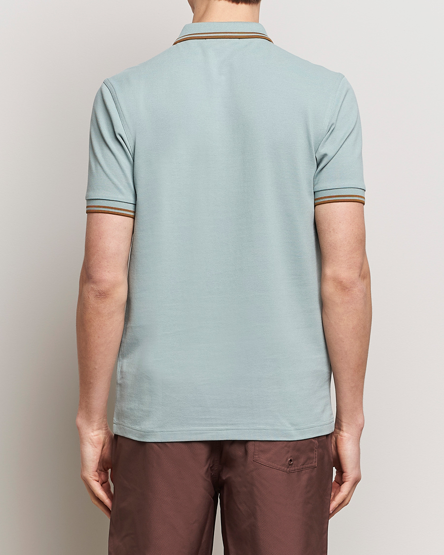 Herre | Polotrøjer | Fred Perry | Twin Tipped Polo Shirt Silver Blue