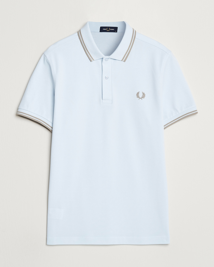 Herre | Polotrøjer | Fred Perry | Twin Tipped Polo Shirt Light Ice