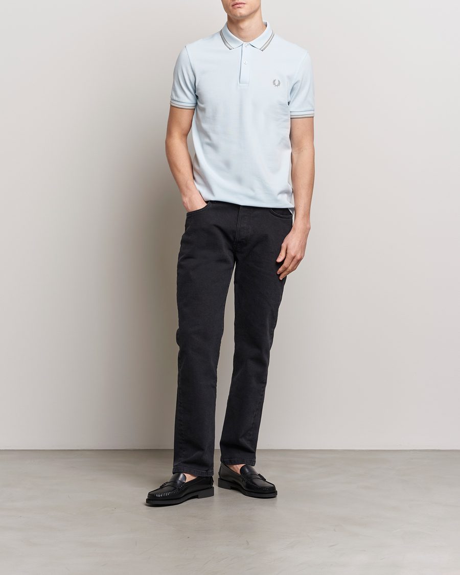 Herre | Polotrøjer | Fred Perry | Twin Tipped Polo Shirt Light Ice