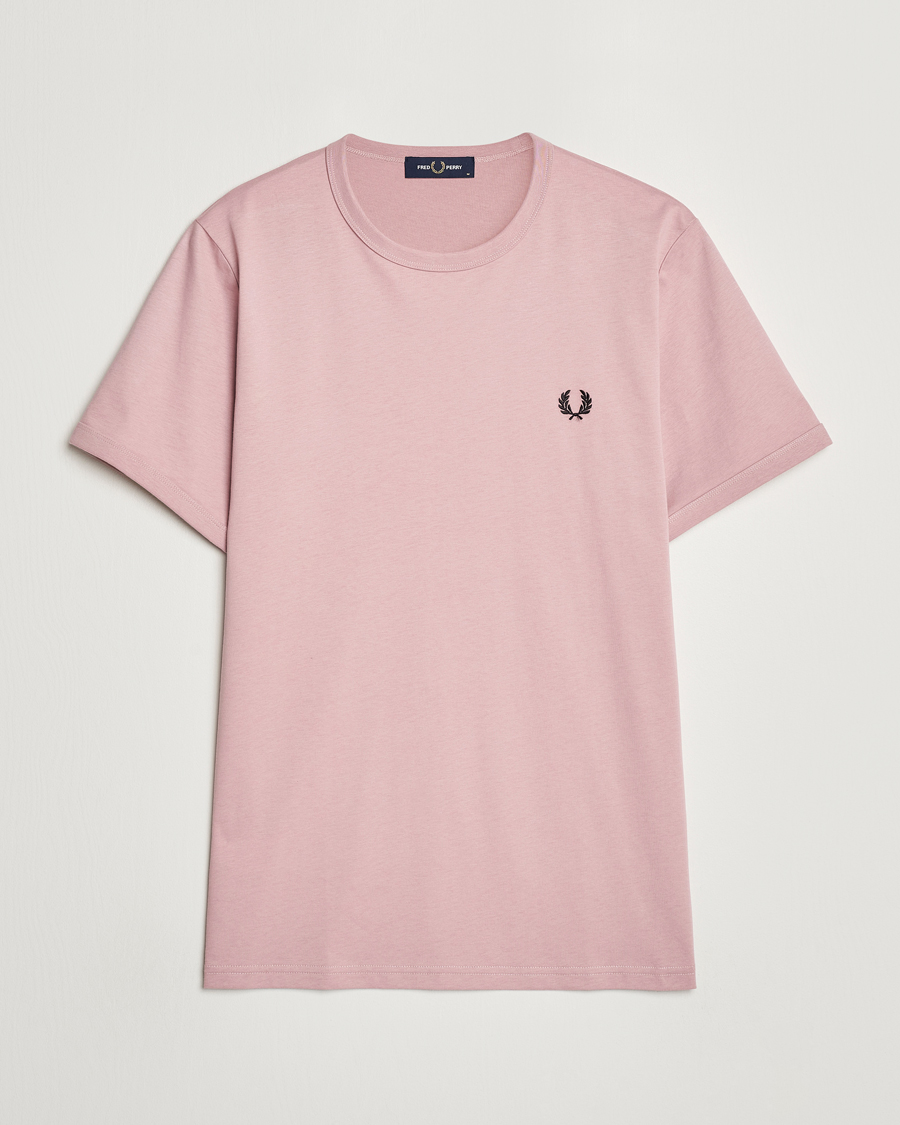 Herre |  | Fred Perry | Ringer T-Shirt Dusty Rose Pink