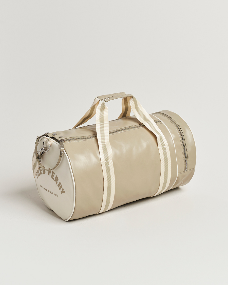 Herre | Fred Perry Classic Barrel Bag Warm Grey | Fred Perry | Classic Barrel Bag Warm Grey