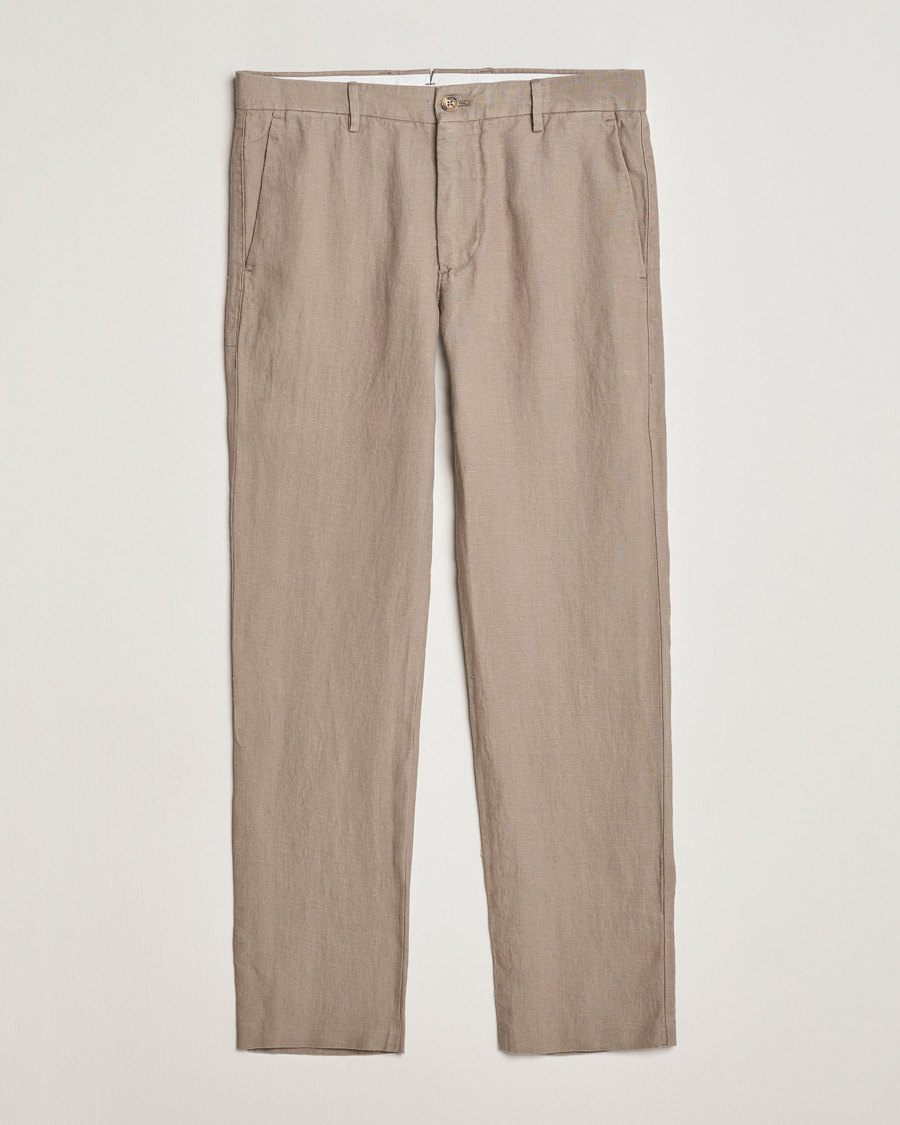 Herre | Bukser | NN07 | Theo Linen Trousers Greige