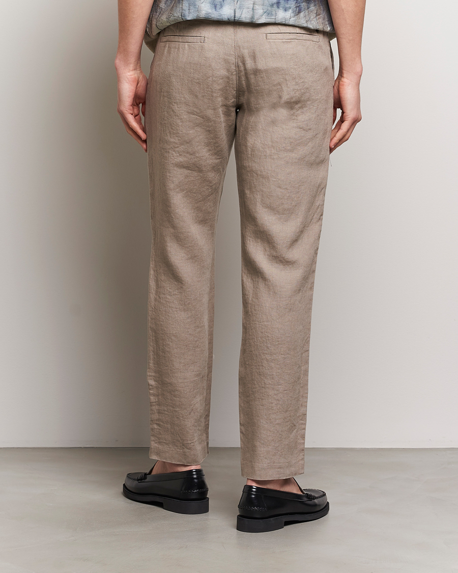 Herre | Bukser | NN07 | Theo Linen Trousers Greige