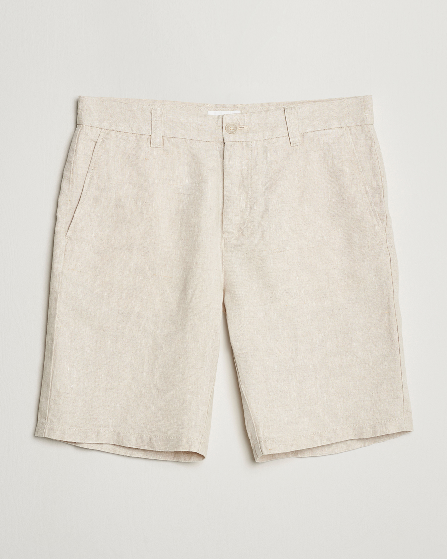 Herr |  | NN07 | Crown Linen Shorts Oat