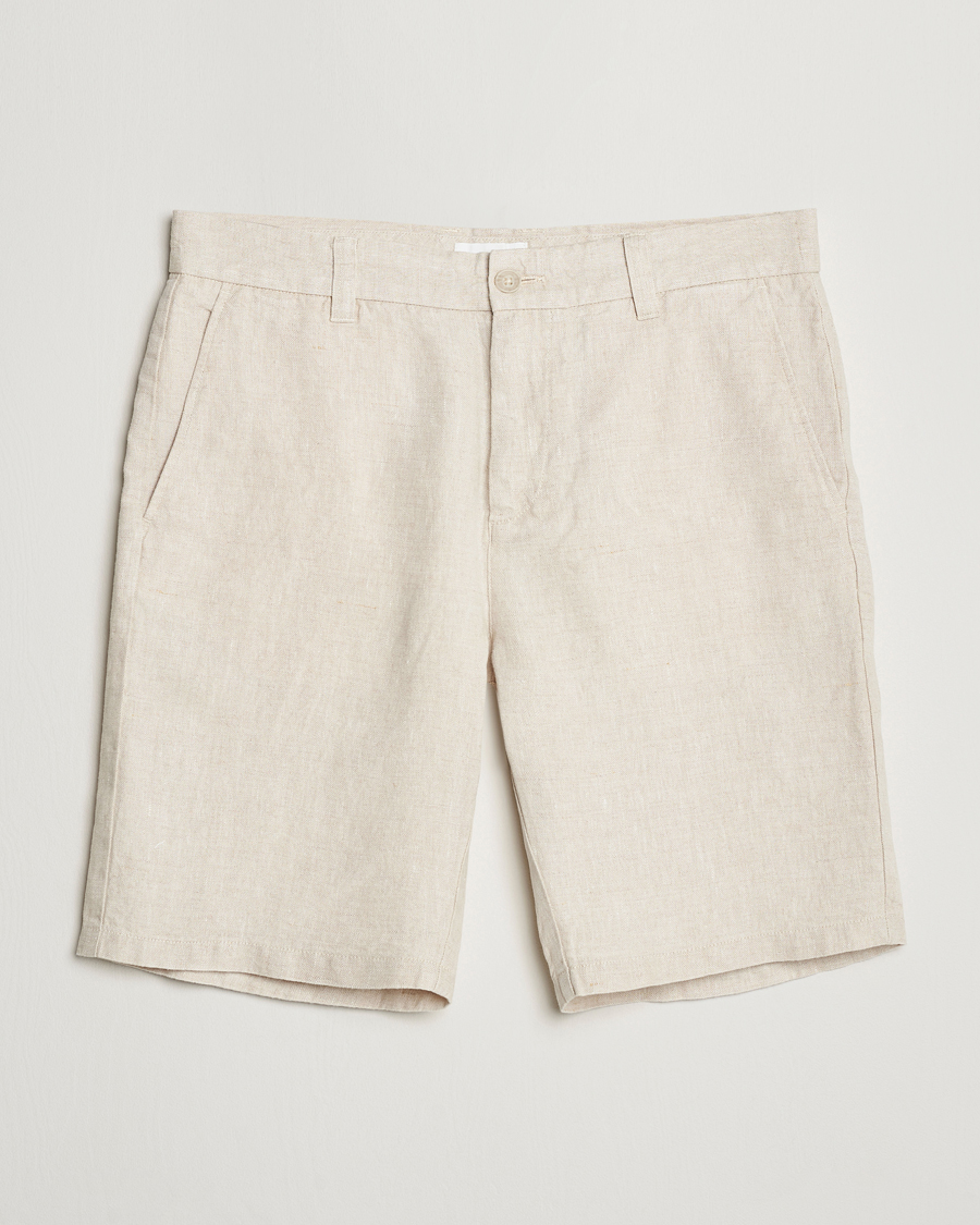 Herre |  | NN07 | Crown Linen Shorts Oat