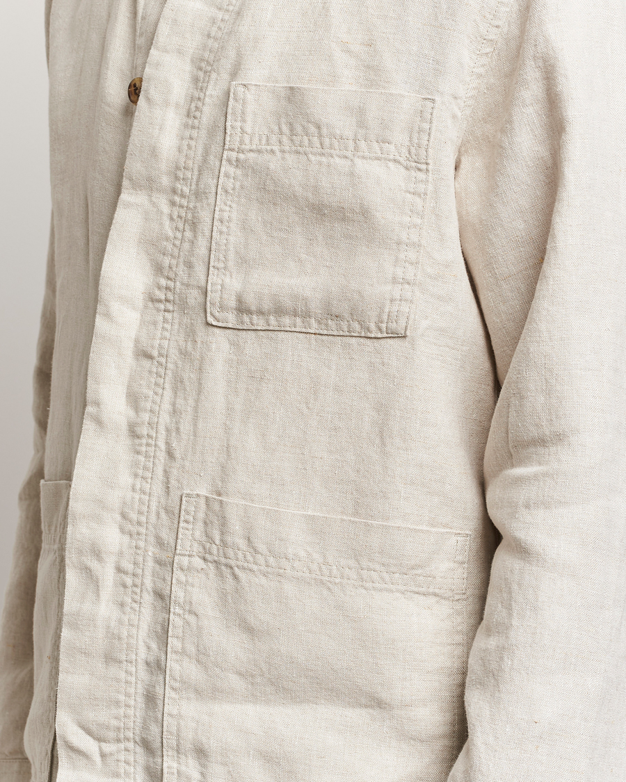 Herre | Skjorter | NN07 | Olav Linen Overshirt Oat
