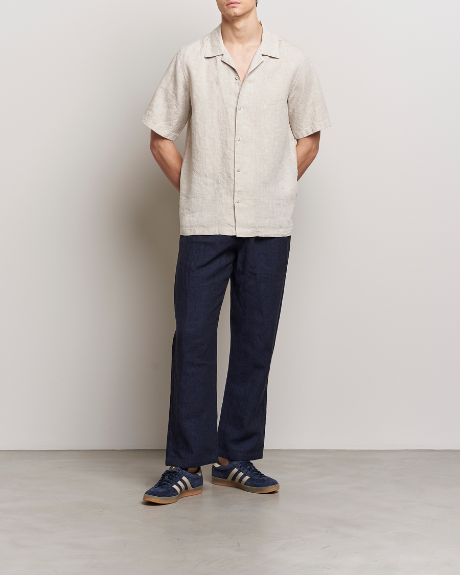Herre | Skjorter | NN07 | Julio Linen Resort Shirt Oat