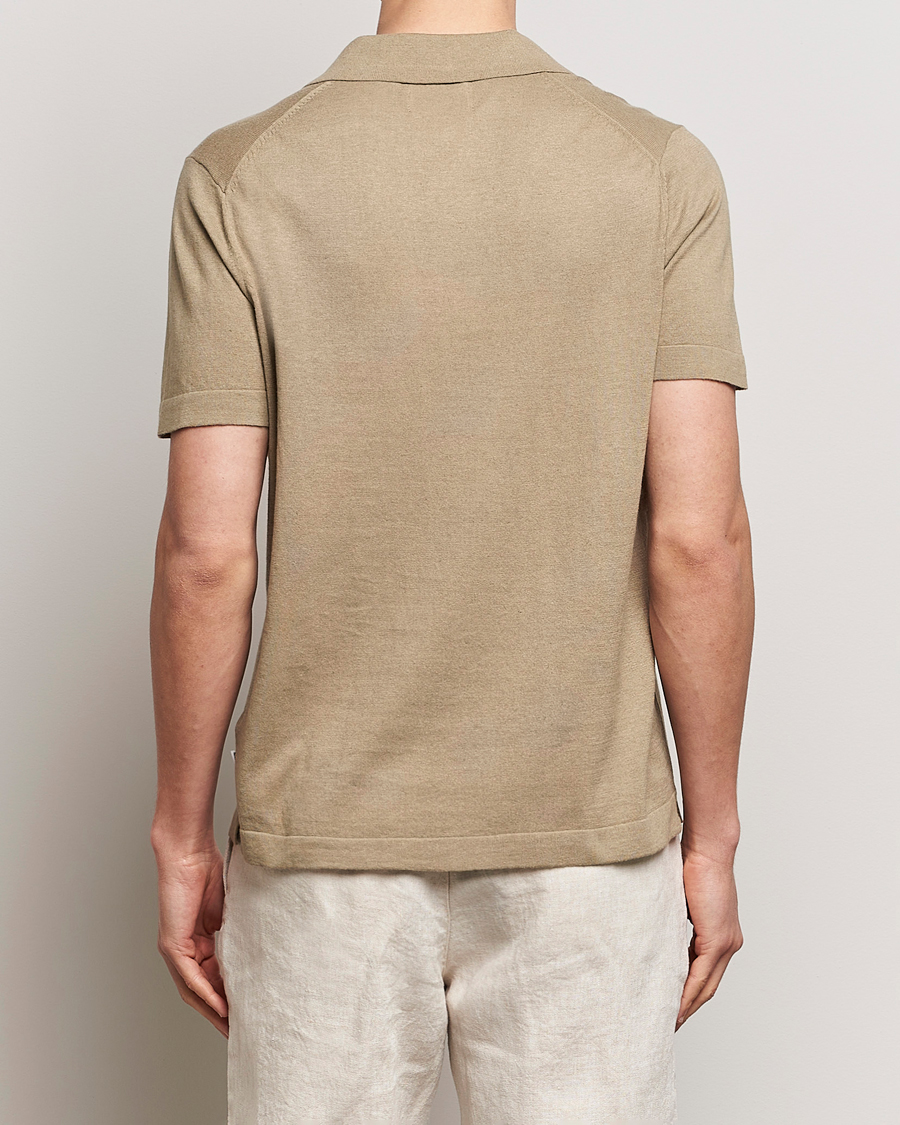 Herre | Polotrøjer | NN07 | Ryan Cotton/Linen Polo Greige