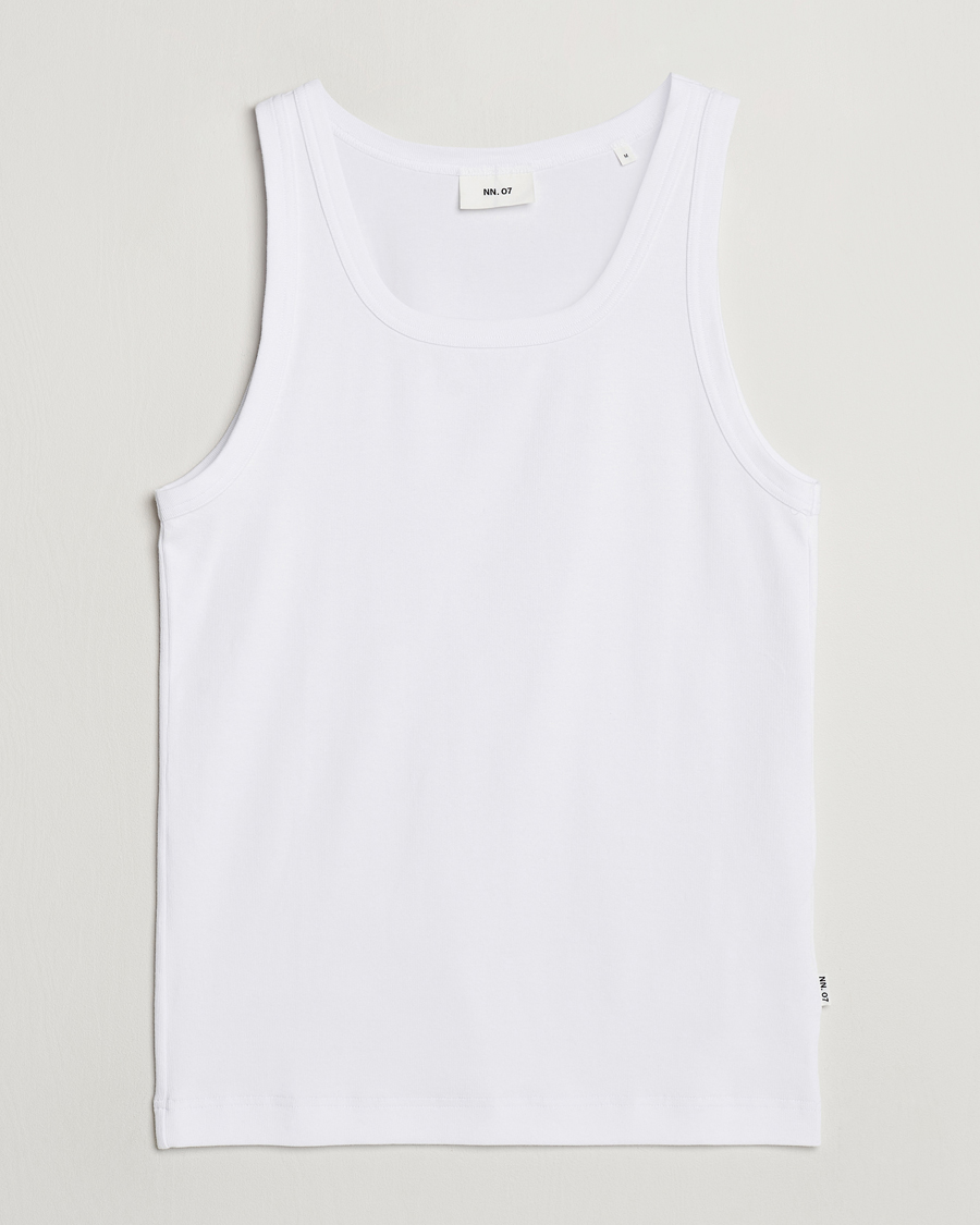 Herre | T-Shirts | NN07 | Mick Tank Top White