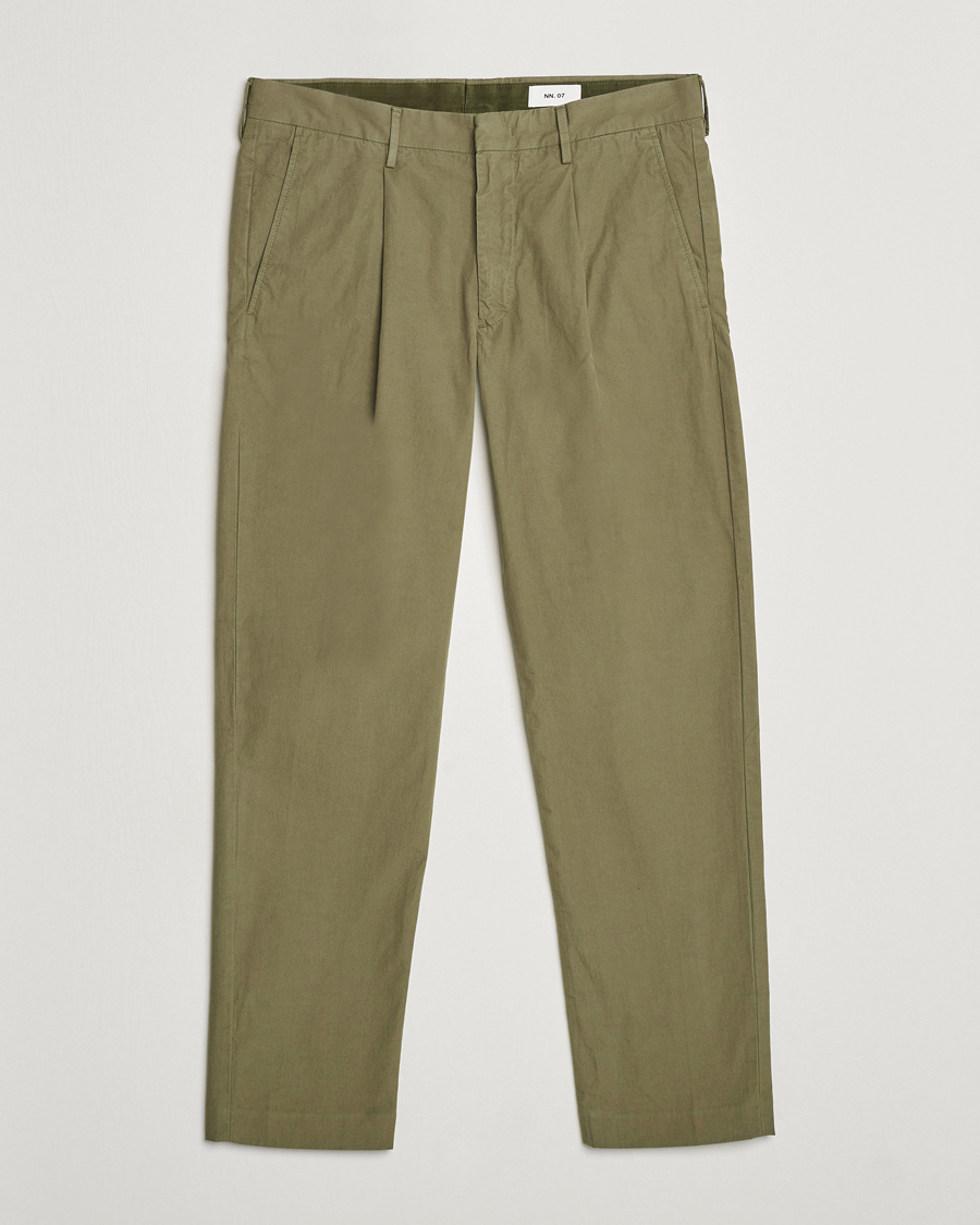 Herre |  | NN07 | Bill Cotton Trousers Capers Green