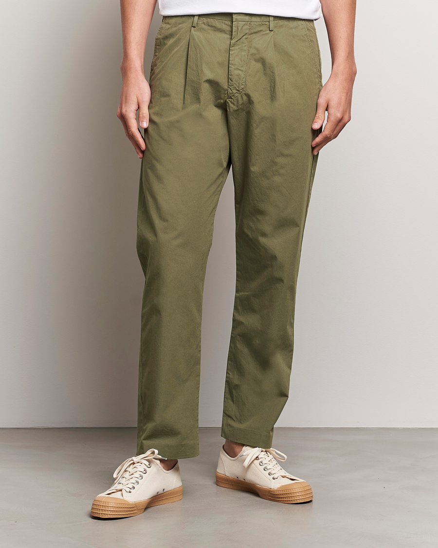 Herre | Bukser | NN07 | Bill Cotton Trousers Capers Green