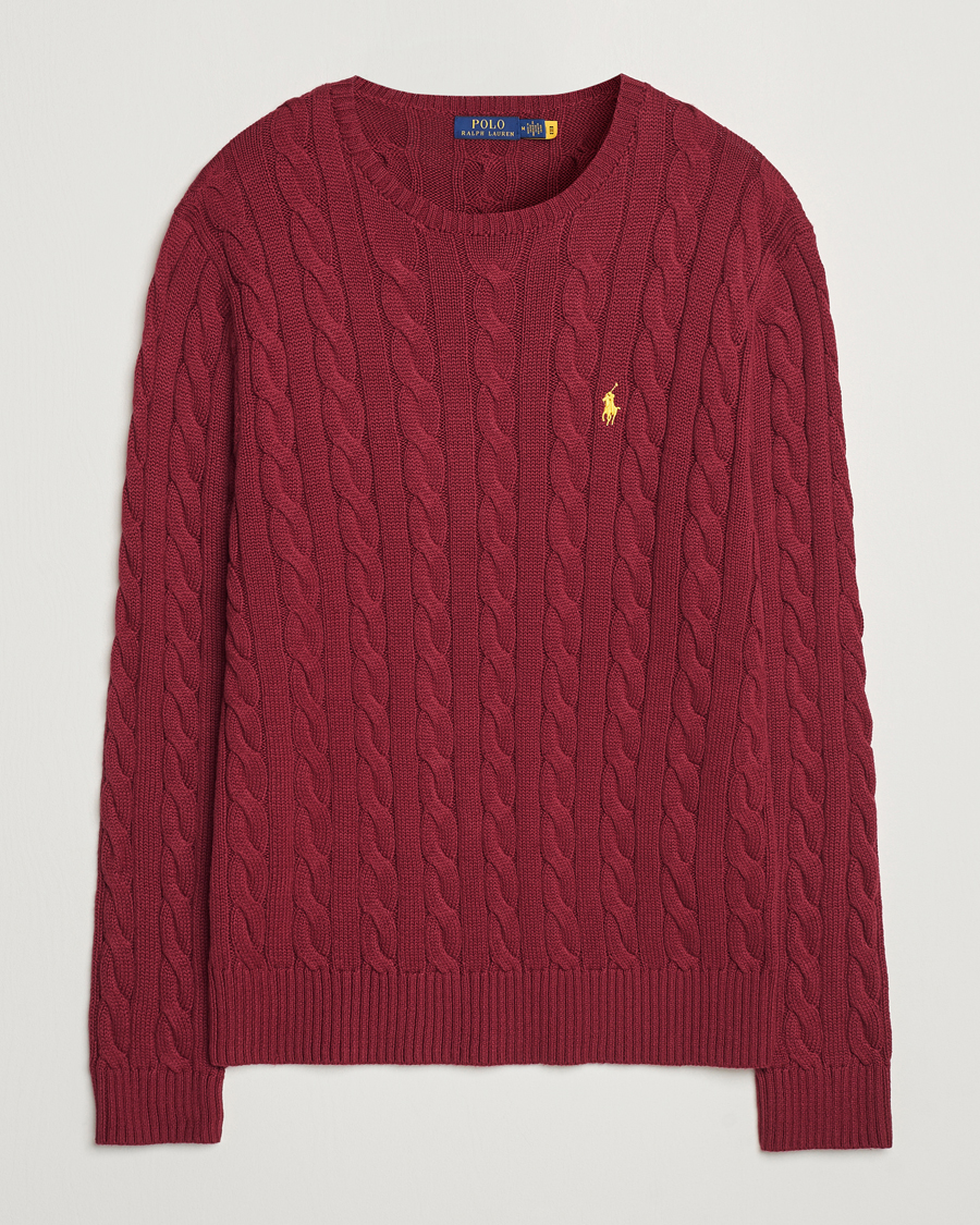 Herre | Trøjer | Polo Ralph Lauren | Cotton Cable Pullover Red Carpet