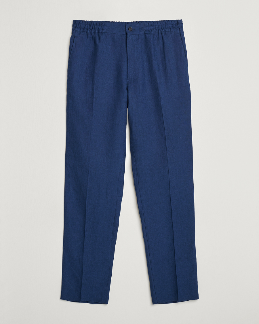 Herre | Bukser | J.Lindeberg | Soren Linen Pants Estate Blue