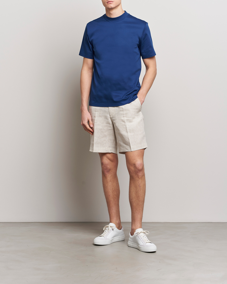 Herre | Shorts | J.Lindeberg | Baron Linen Shorts Safari Beige