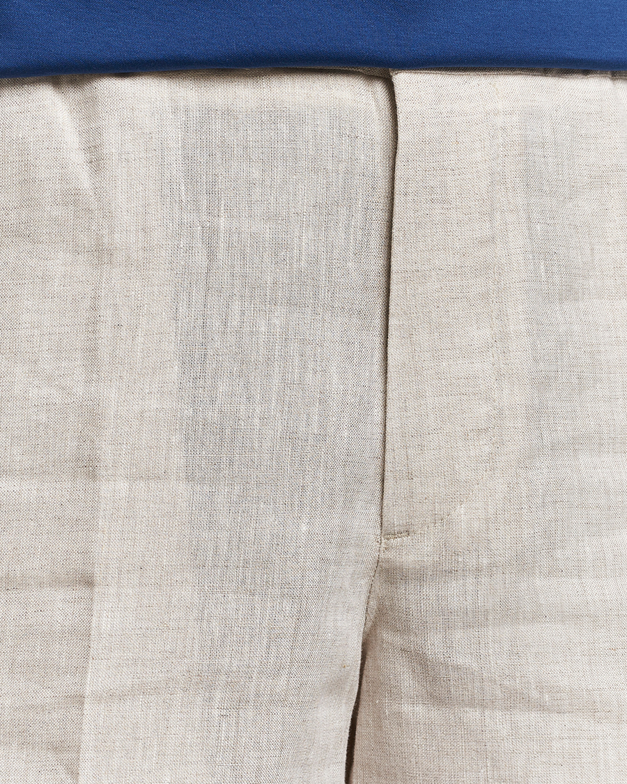 Herre | Shorts | J.Lindeberg | Baron Linen Shorts Safari Beige