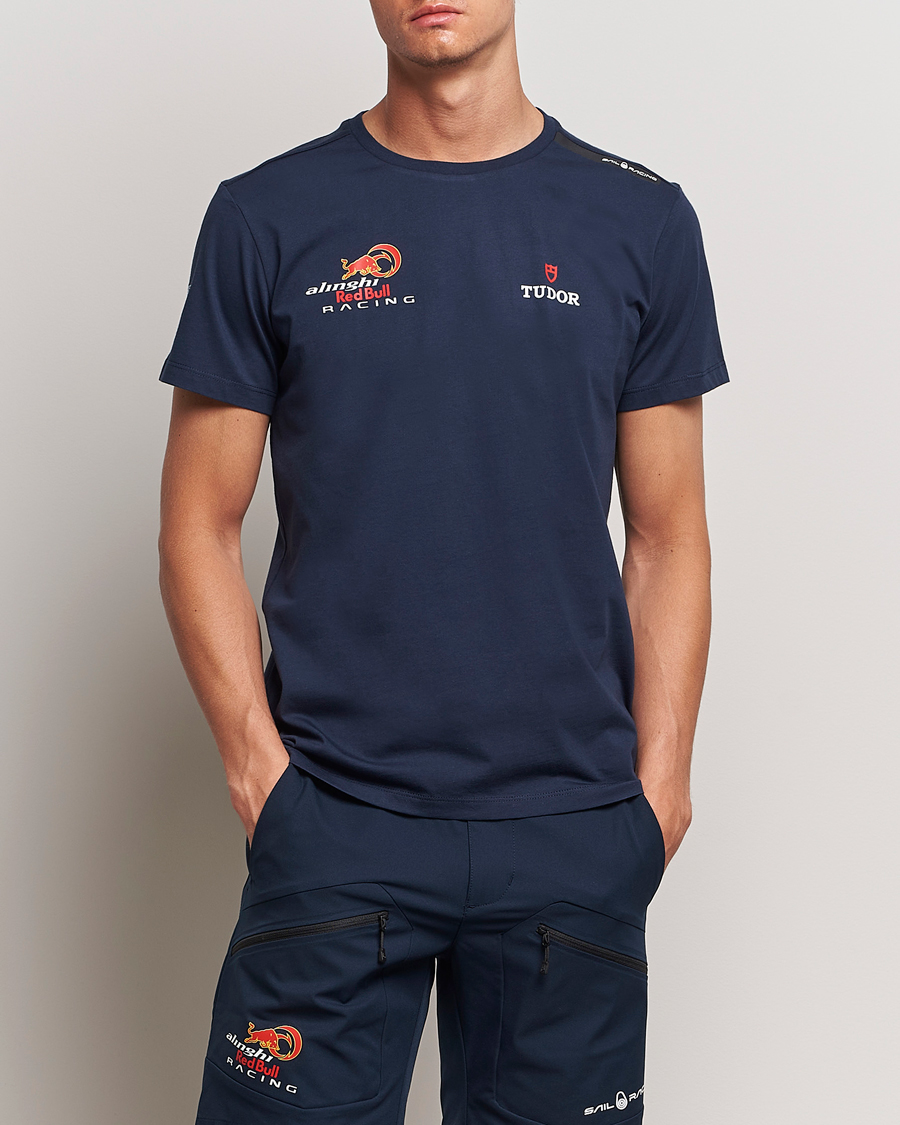 Herre | Sail Racing | Sail Racing | America's Cup ARBR Crew Neck T-Shirt Blue