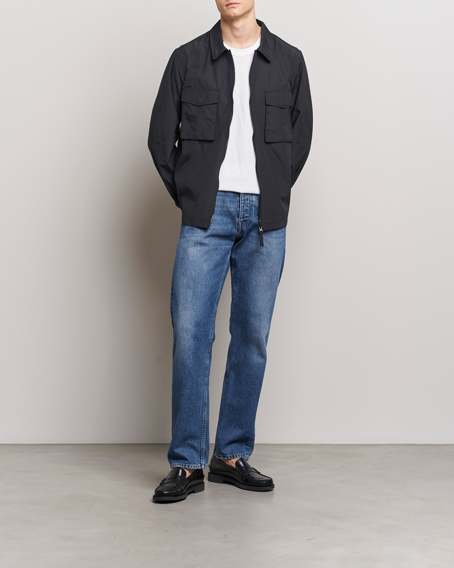 Herre | Skjorter | A Day's March | Buxton Nylon Overshirt Black