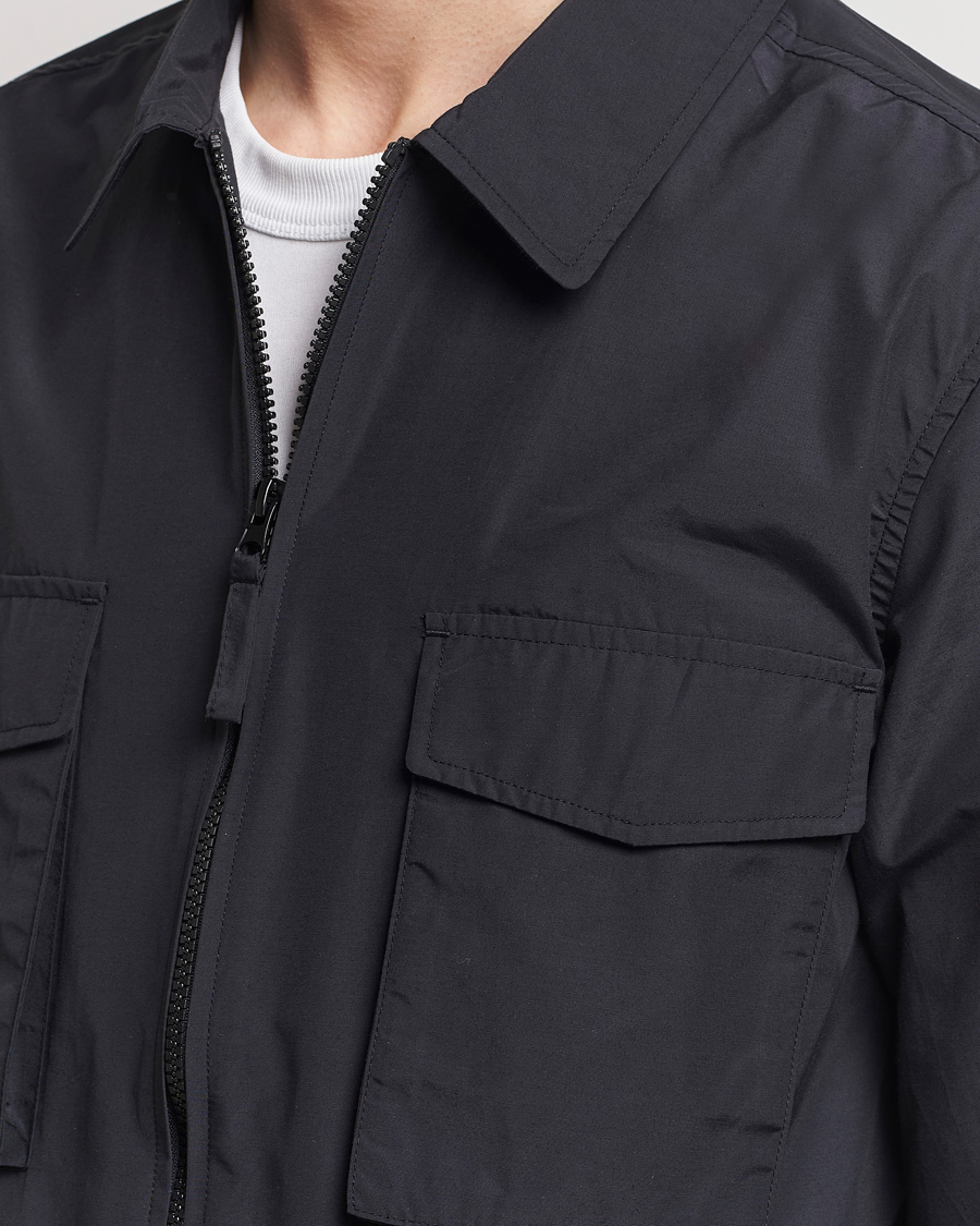 Herre | Skjorter | A Day's March | Buxton Nylon Overshirt Black