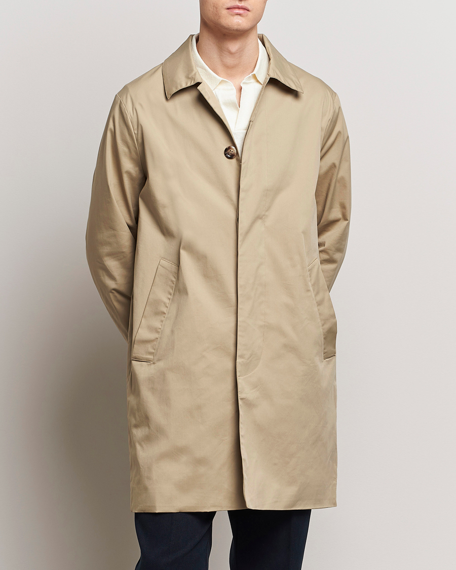 Herre | Business & Beyond | A Day's March | Duster Car Coat Khaki