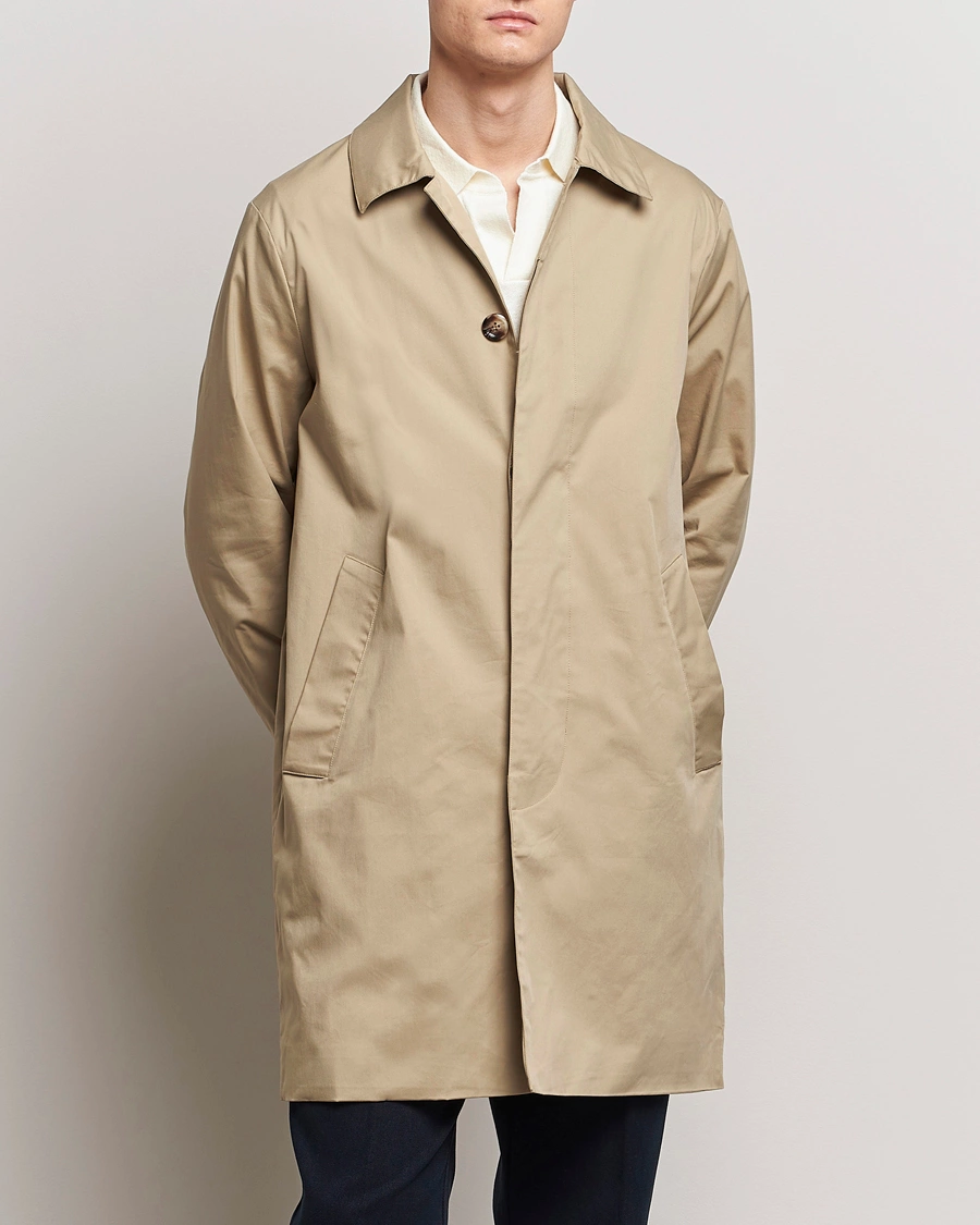 Herre | Efterårsjakker | A Day's March | Duster Car Coat Khaki