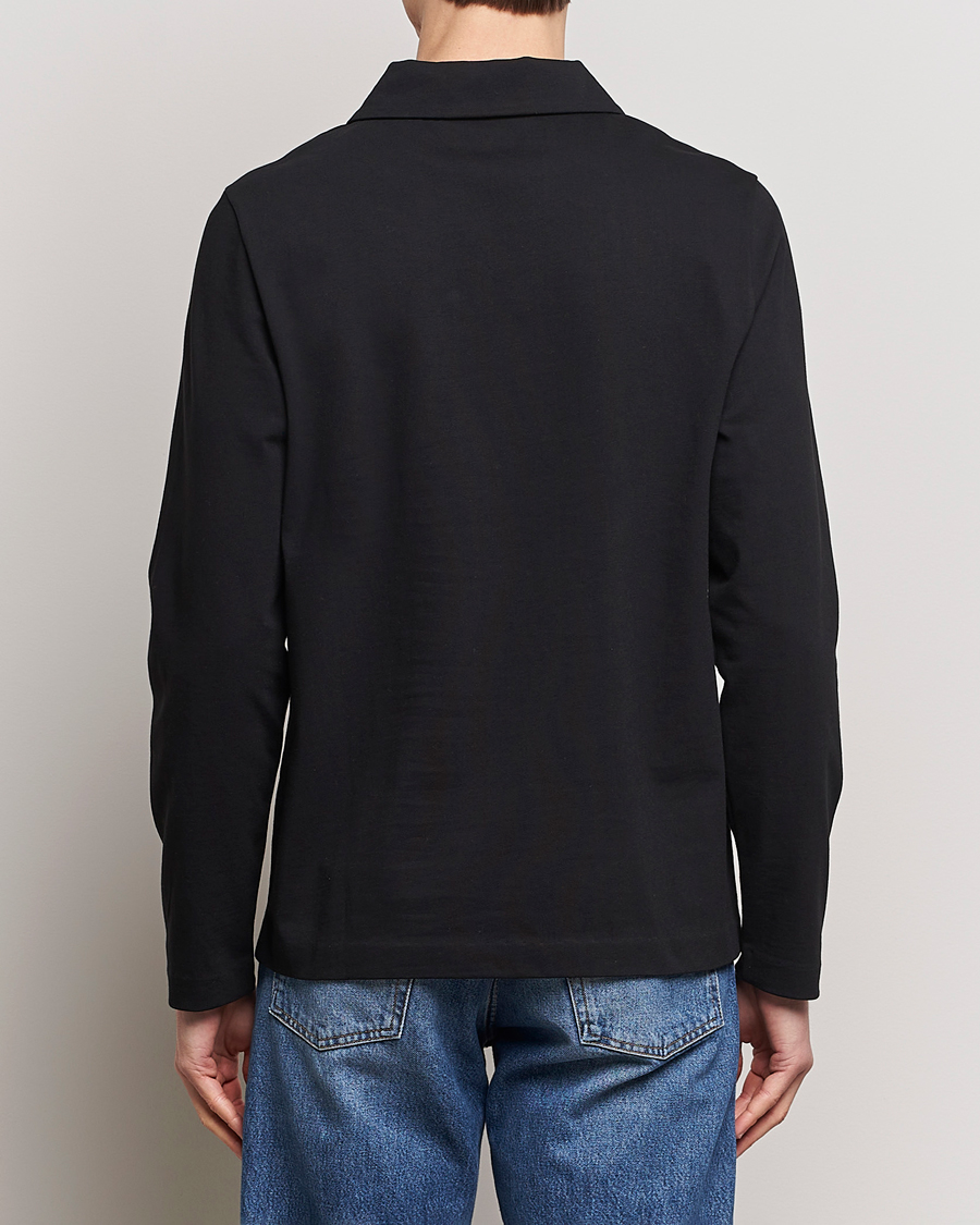 Herre | Trøjer | A Day's March | Branford Long Sleeve Polo Black