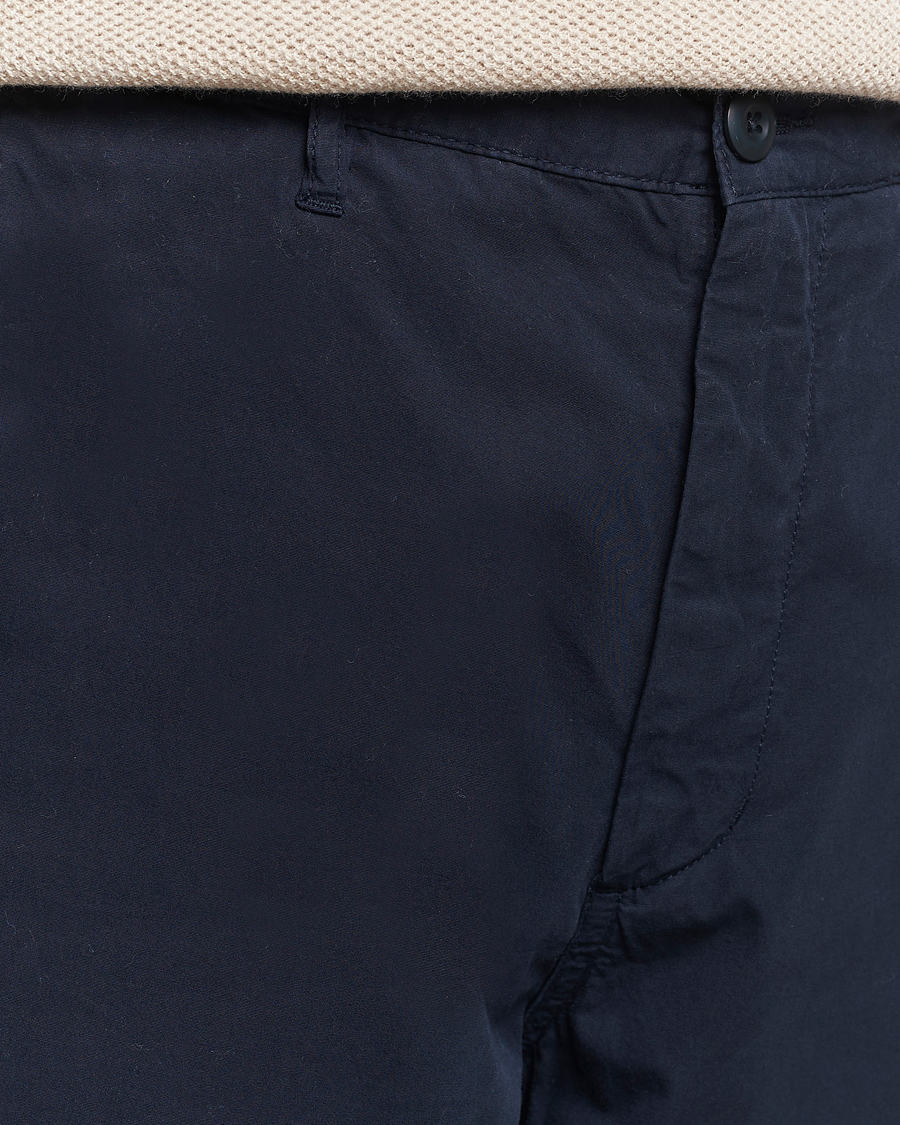 Herre | Bukser | A Day's March | Redwood Light Cotton Trousers Navy