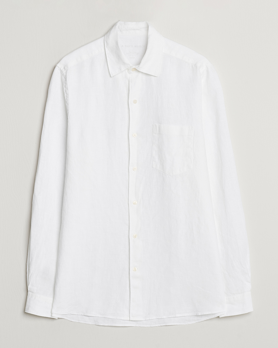 Herre |  | A Day\'s March | Abu Linen Shirt White