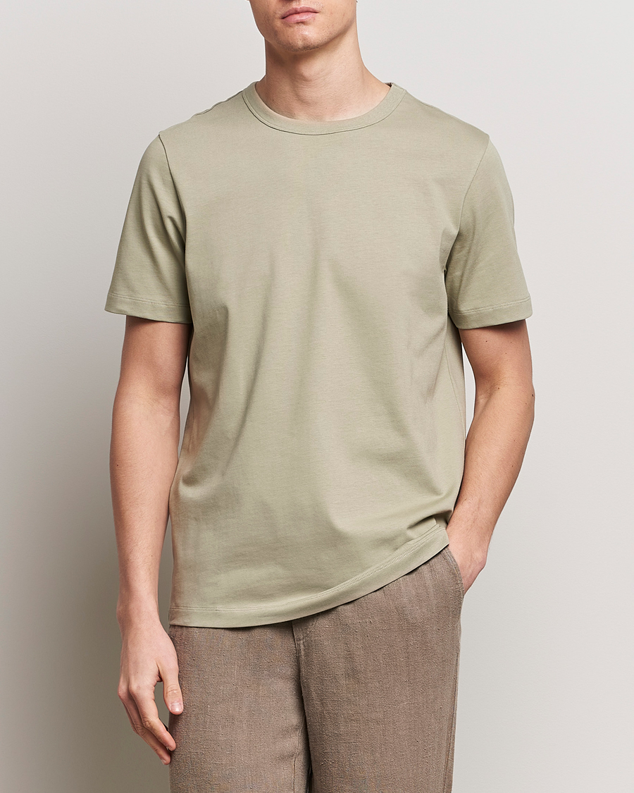 Herre | Kortærmede t-shirts | A Day's March | Heavy T-Shirt Green Tea