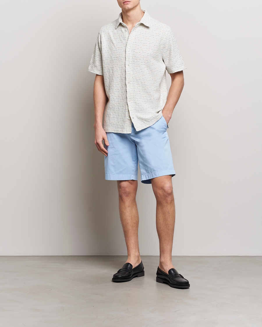 Herre | Skjorter | J.Lindeberg | Torpa Structure Shirt Chambray Blue
