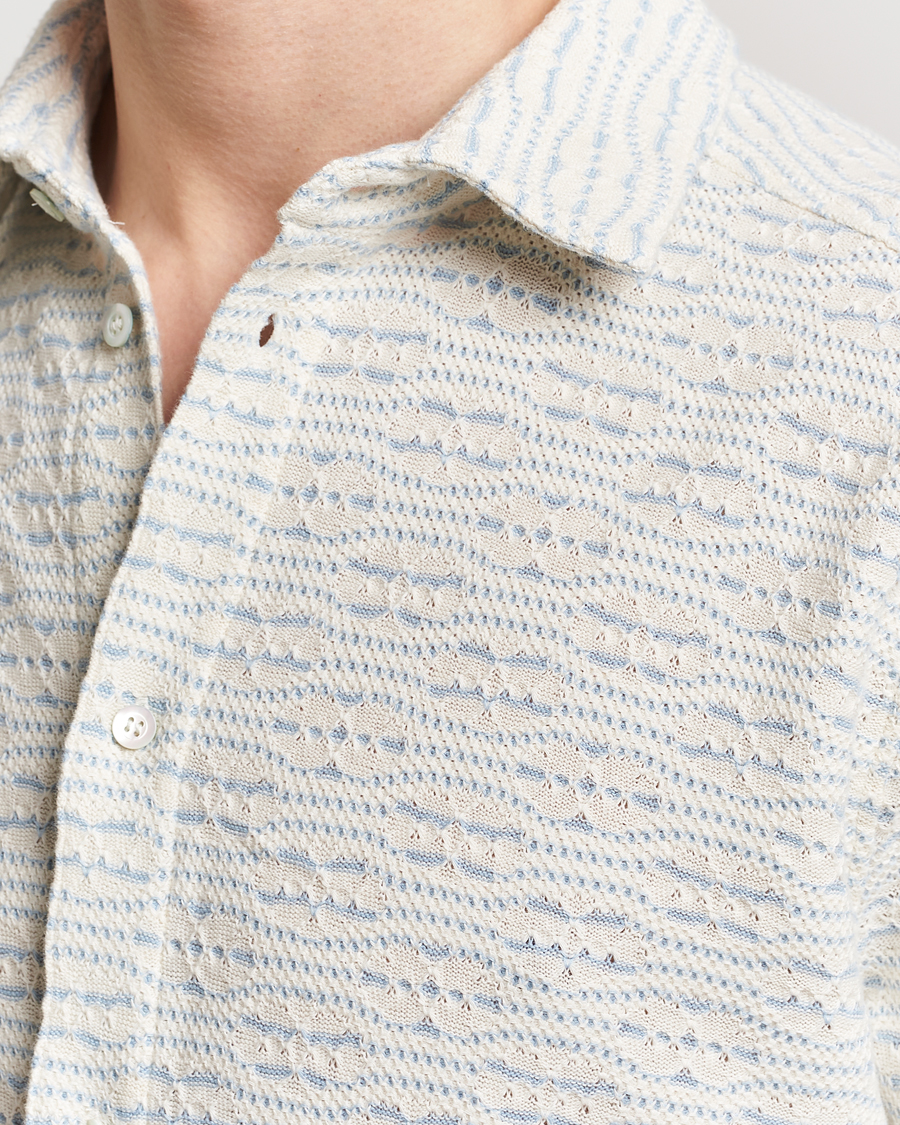 Herre | Skjorter | J.Lindeberg | Torpa Structure Shirt Chambray Blue