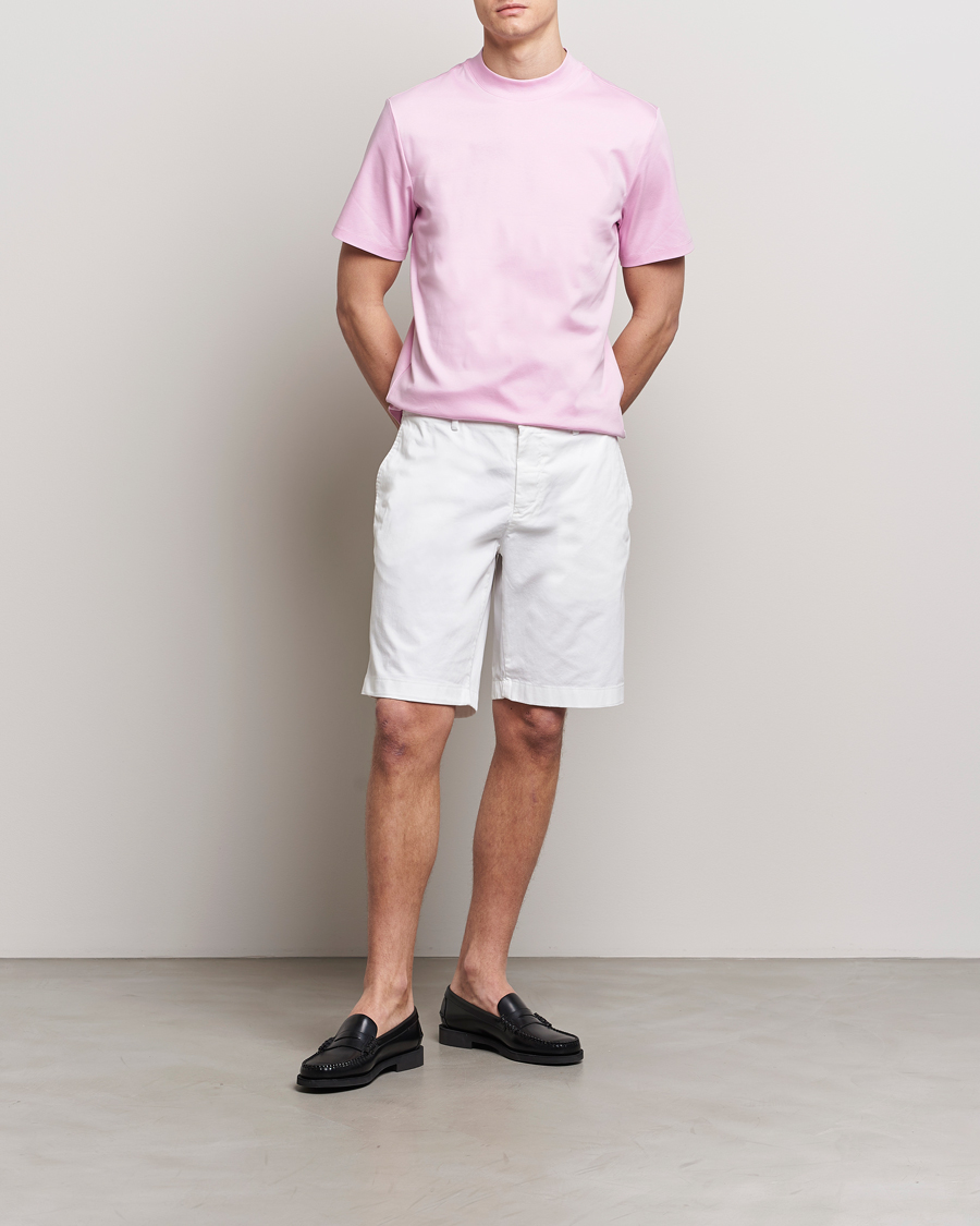 Herre | Shorts | J.Lindeberg | Nathan Cloud Satin Shorts White