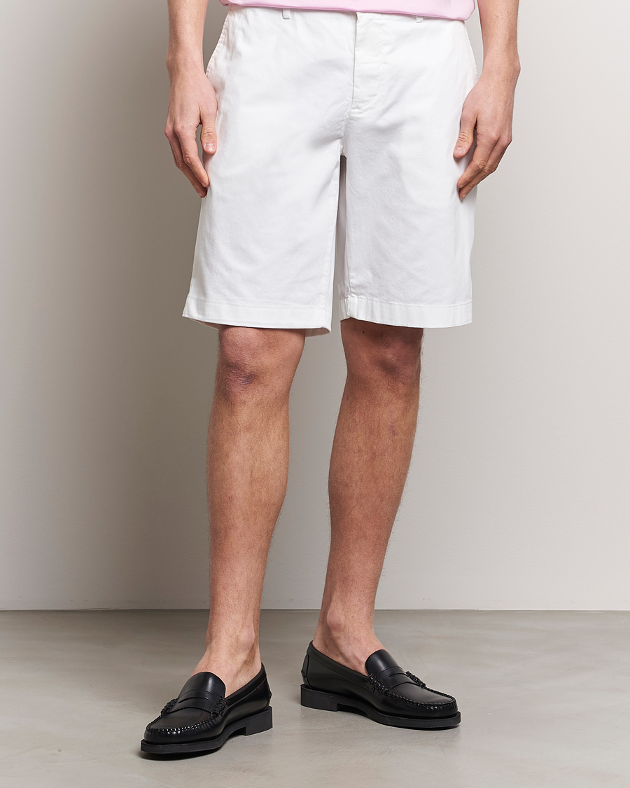 Herre | Shorts | J.Lindeberg | Nathan Cloud Satin Shorts White