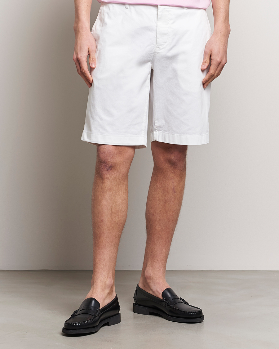 Herr |  | J.Lindeberg | Nathan Cloud Satin Shorts White