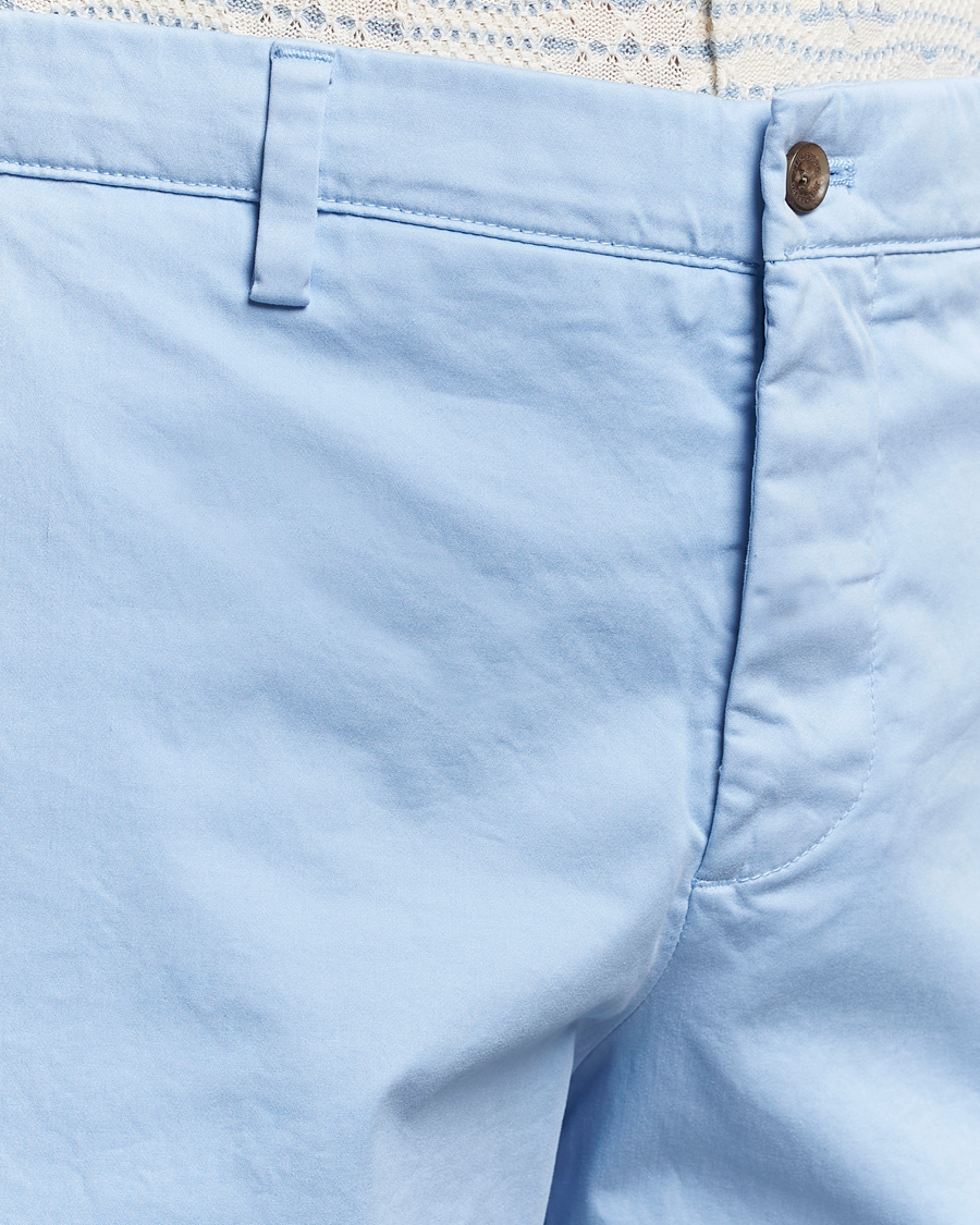 Herre | Shorts | J.Lindeberg | Nathan Cloud Satin Shorts Chambray Blue