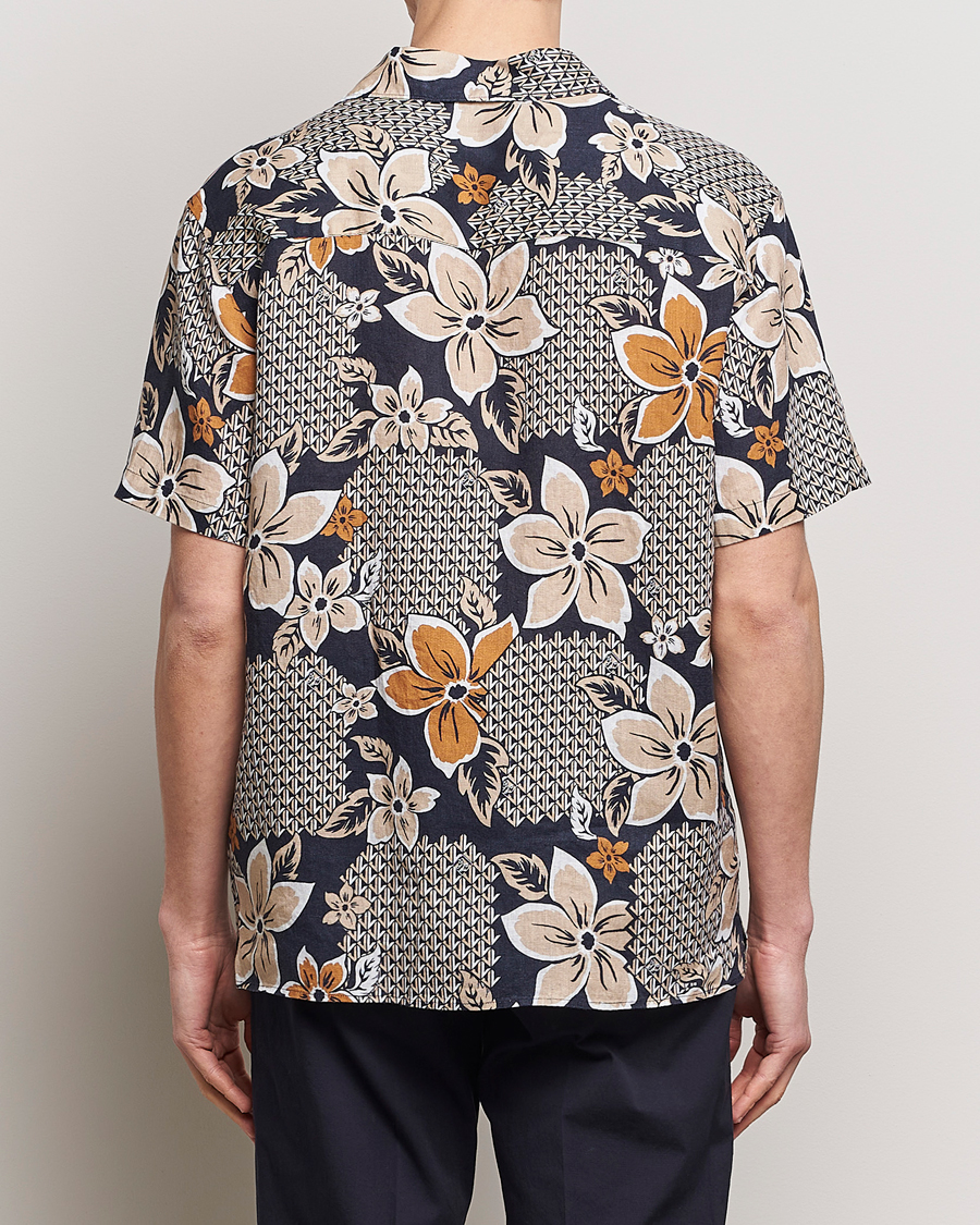 Herre | Skjorter | J.Lindeberg | Elio Linen Island Floral Shirt Island Floral Mix