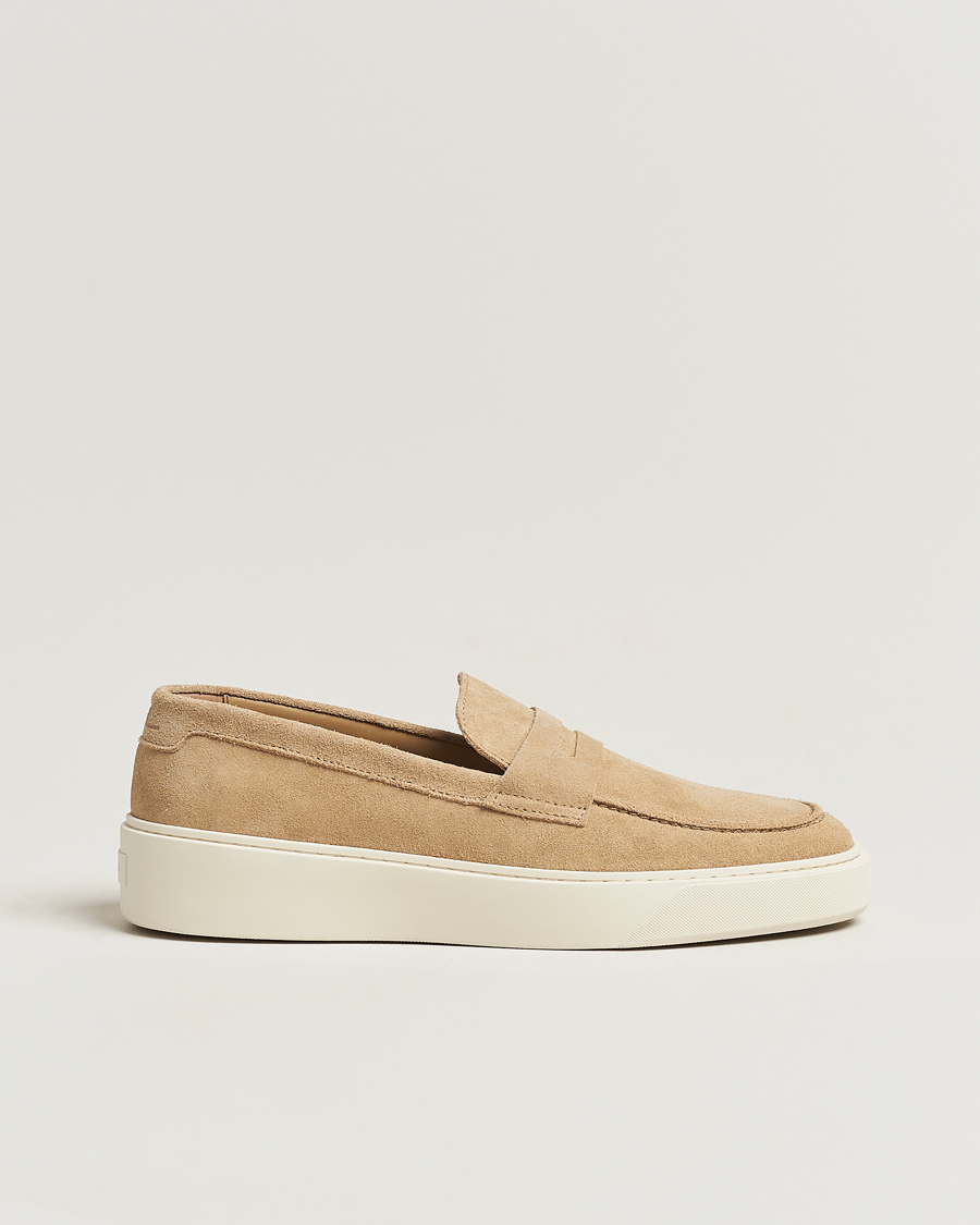 Herre | J.Lindeberg Mauri Suede Loafer Safari Beige | J.Lindeberg | Mauri Suede Loafer Safari Beige