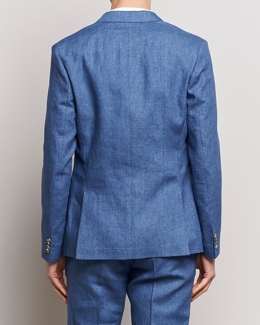 Herre | Blazere & jakker | J.Lindeberg | Hopper U Super Linen Blazer Chambray Blue