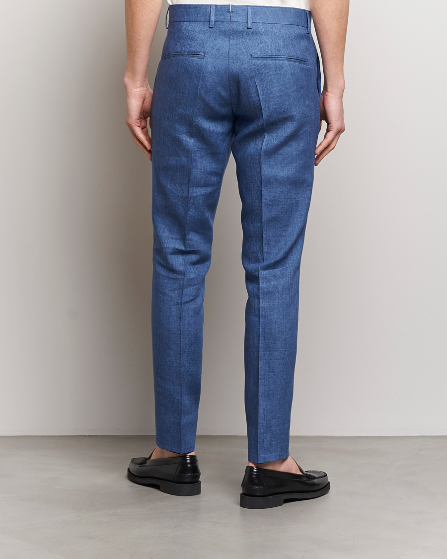 Herre | Bukser | J.Lindeberg | Grant Super Linen Pants Chambray Blue