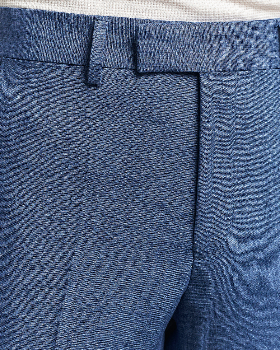 Herre | Bukser | J.Lindeberg | Grant Super Linen Pants Chambray Blue
