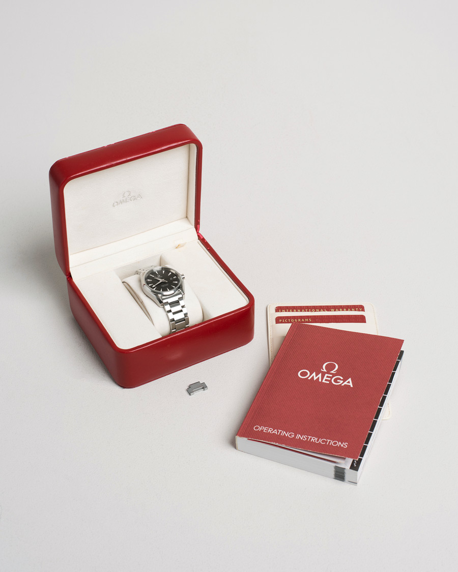 Herre | Omega Pre-Owned Seamaster Aqua Terra Silver | Omega Pre-Owned | Seamaster Aqua Terra Silver