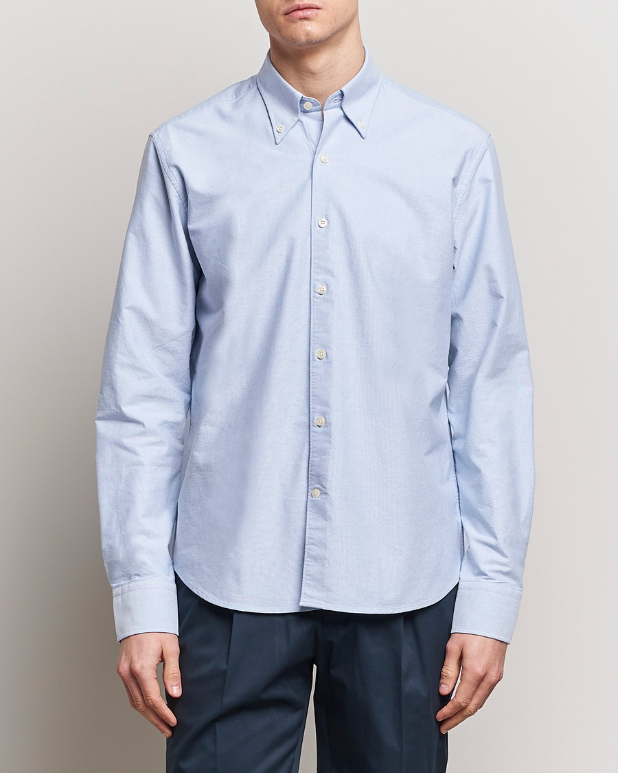 Herre | Nye produktbilleder | Oscar Jacobson | Reg Fit BD Casual Oxford Light Blue