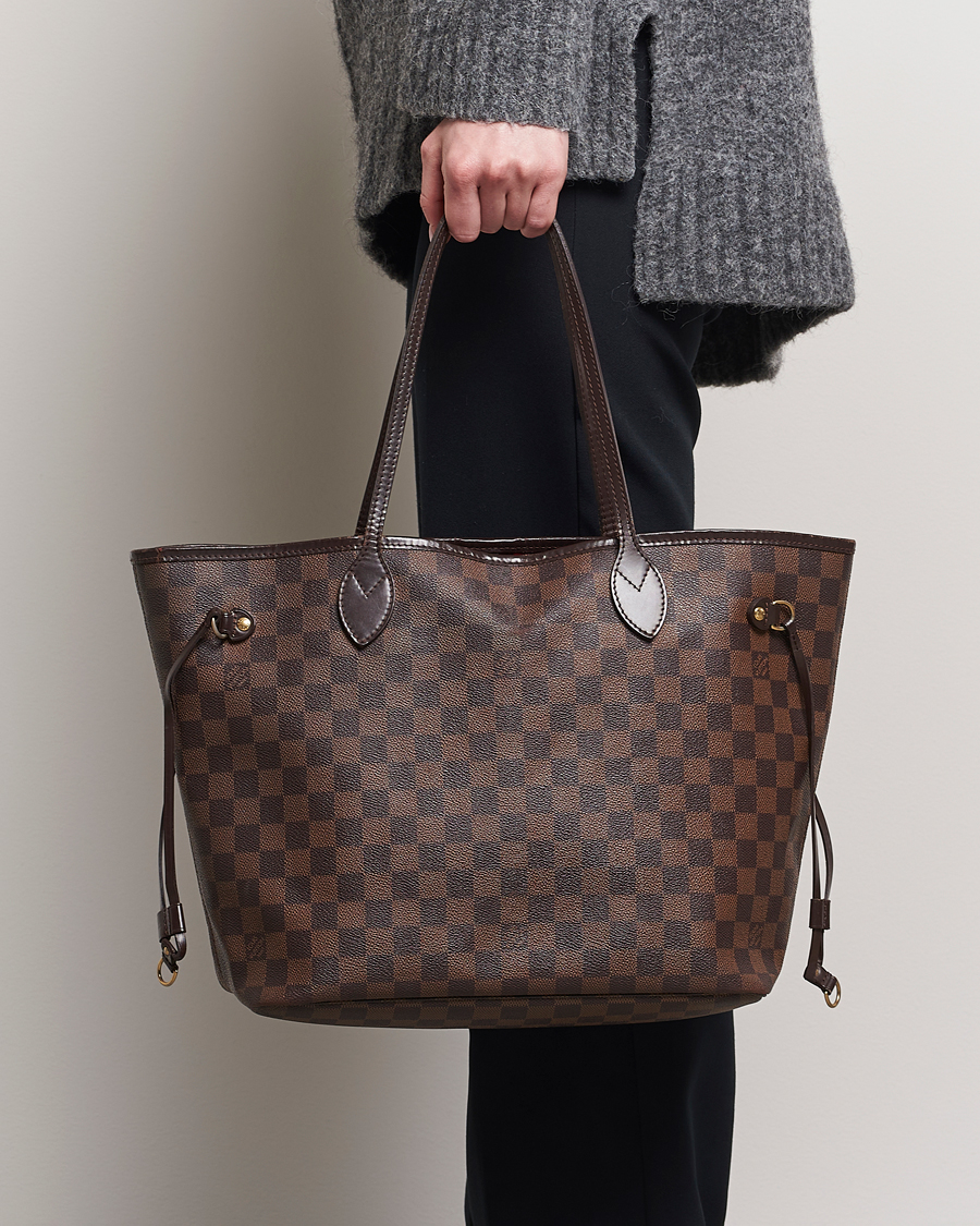 Herre | Louis Vuitton Pre-Owned Neverfull MM Totebag Damier Ebene | Louis Vuitton Pre-Owned | Neverfull MM Totebag Damier Ebene