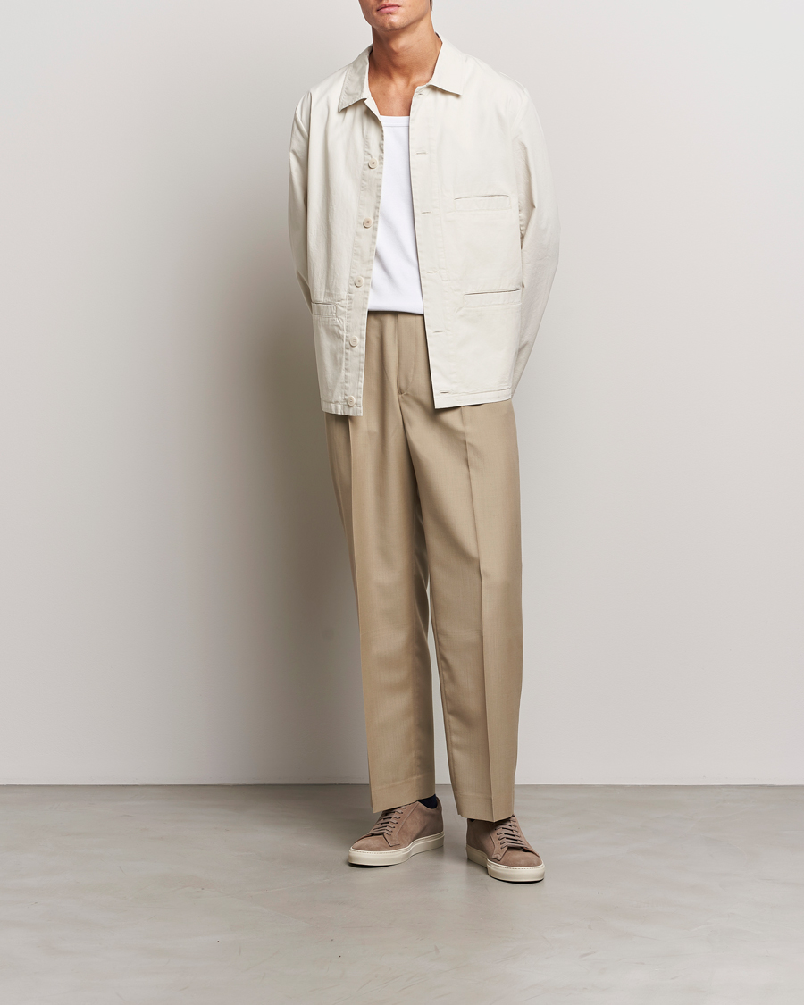 Herre | Skjorter | A.P.C. | Veste Vianny Overshirt Chalk