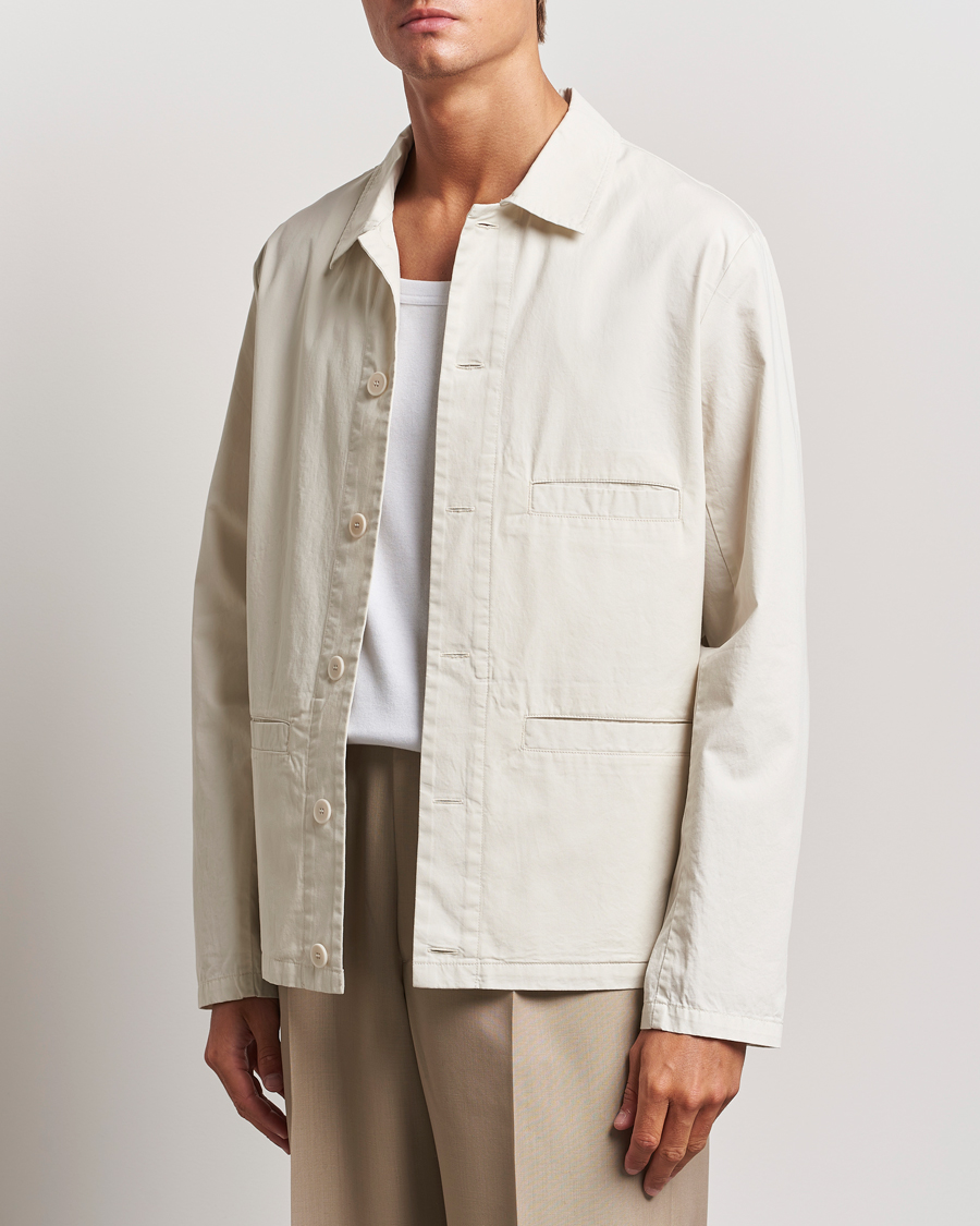 Herre | Skjorter | A.P.C. | Veste Vianny Overshirt Chalk