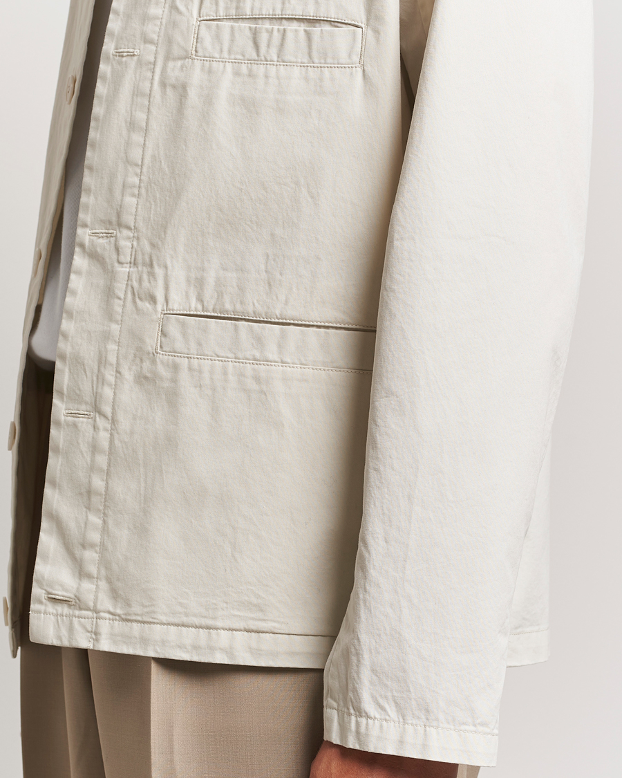 Herre | Skjorter | A.P.C. | Veste Vianny Overshirt Chalk