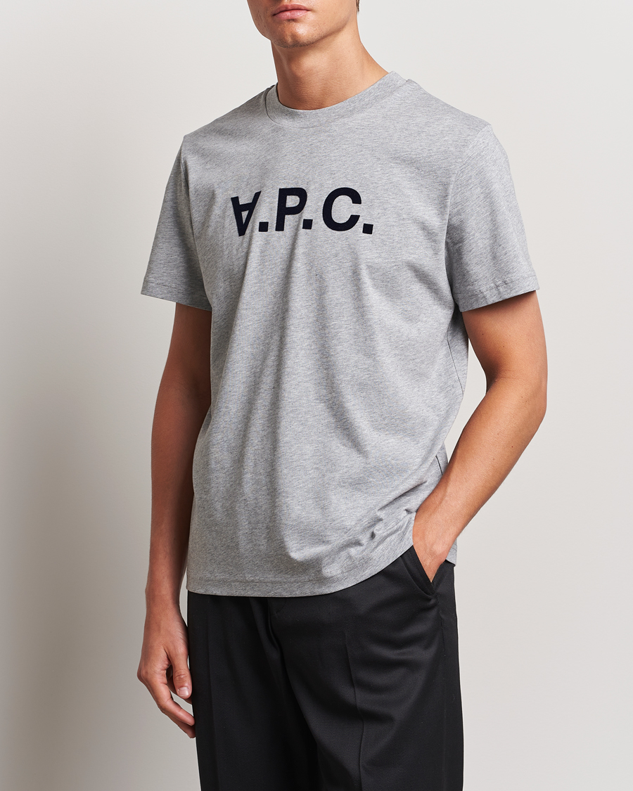 Herre | Tøj | A.P.C. | VPC T-Shirt Grey Chine