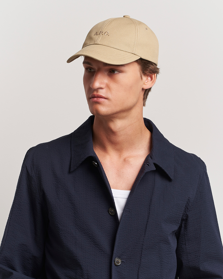 Herre |  | A.P.C. | Charlie Baseball Cap Dark Beige