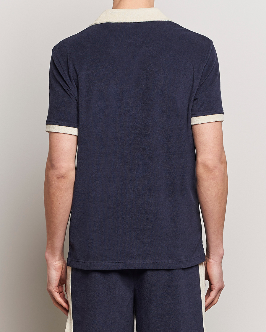 Herre | Polotrøjer | GANT | Towelling Resort Collar Polo Evening Blue
