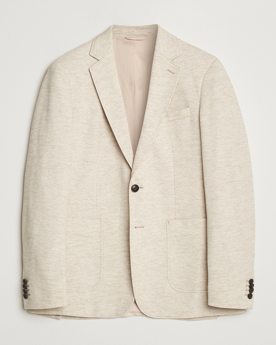 Herre | Blazere & jakker | GANT | Slim Cotton/Linen Jersey Blazer Seed Melange